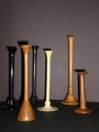 Various models made of wood, ebony and plastic