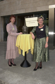 Mrs Ruth Mller-Birrer, right (organisation); Ms Ruth Perlt, left, reception assistant in historical clothing.