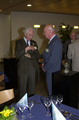 Dr Theodor Wegmann talking to Dr Rodolphe de Haller, lecturer. Prof. Heinrich Herzog on the right in the background 