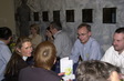 With their backs to the wall: Ms Martina Bingisser, Dr Salma Mughrabi, Dr Samuel Henz, Dr Markus Diethelm, Dr Jrg Leuppi. With their backs to the camera: Dr Markus Strssle, Dr Elke Ullmer, Ms Kaarina Oikarinen, Dr Christine Spring (only top of head visible. Each row from the left)